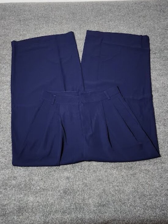Vici Pants - Vici Woman's High Rise Wide-leg Dress Pants Size Large
